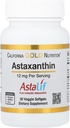Astaxanthin de California Gold Nutrition - Destacando AstaLif® Pure Icelandic Astaxanthin - Gluten Free, Non-GMO - 12 mg - 30 Veggie Softgels