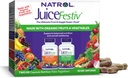 Natrol JuiceFestiv, The Ultimate Fruit and Veggie Super-Food to Support Balanced Nutrition and Overall Well-Being, Plus Antioxidants for Cellular Health, 60 Capsules (2-Count), Up to a 30 Day Supply