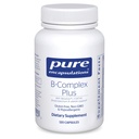 Pure Encapsulations B-Complex Plus - B Vitamins Supplement to Support Neurological Health, Cardiovascular Health, Energy Levels & Nervous System Support* - with Vitamin B12 & More - 120 Capsules