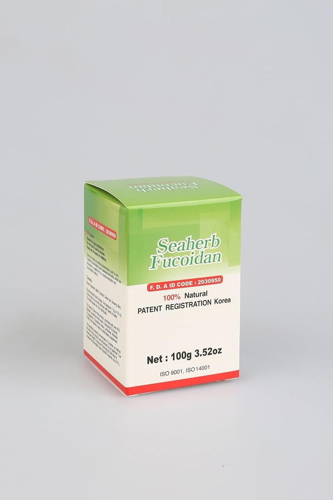 100% Natural Marrón Marrón Extracto Fucoidan USFDA Passed (ID Code 2030950)[Tipo de propietario] (100g)