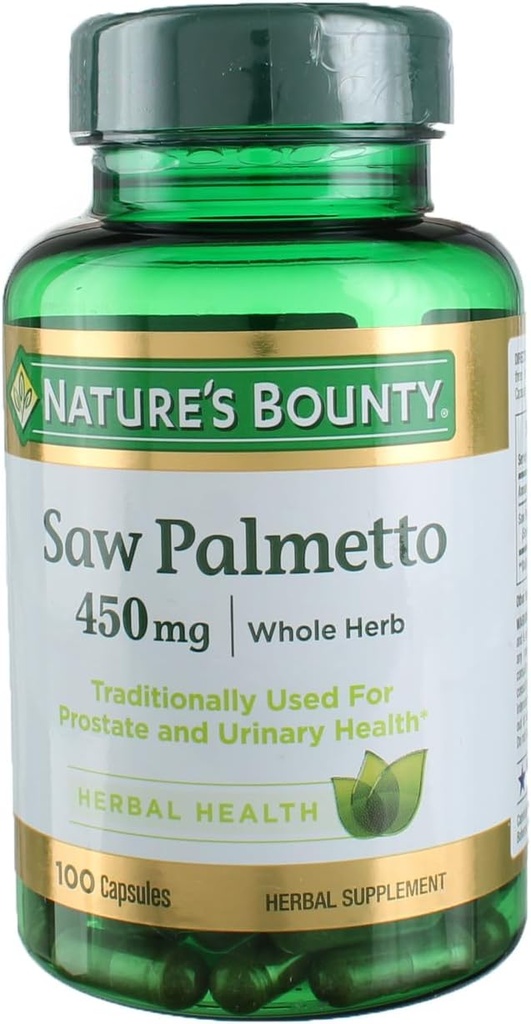 Bounty Saw Palmetto 450 mg 100 cápsulas