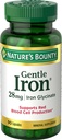 Iron Bounty Gentle de la naturaleza 28 mg 90 cápsulas