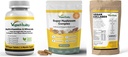 Vegan Vitality Booster Suplementos Bundle - Vegan multivitaminas, Collagen y Super Mushroom Complex. Fórmula de base vegetal de alta resistencia para la salud general de los veganos y los vegetarianos