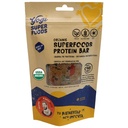 Yogi Super Foods Maca Protein Bares con Cacao for Healthy Energy - Raw, Vegan, Gluten Free, Low Glycemic Superfood Snack Food Bars with Plant Protein, Cocoa Powder & Granola - 4 Bares