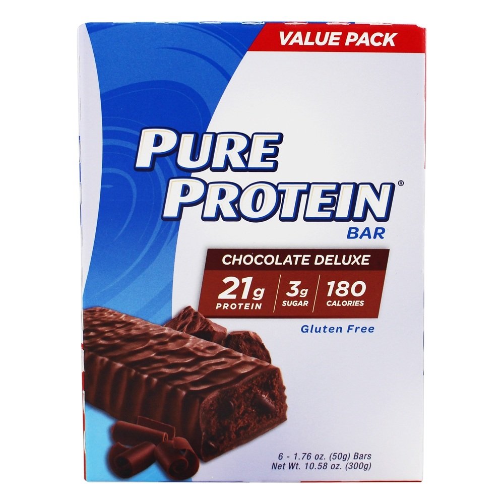 Pure Protein Chocolate Deluxe Value Pack,6 Conde 50 Gram Bares (Pack de 36 Bares)