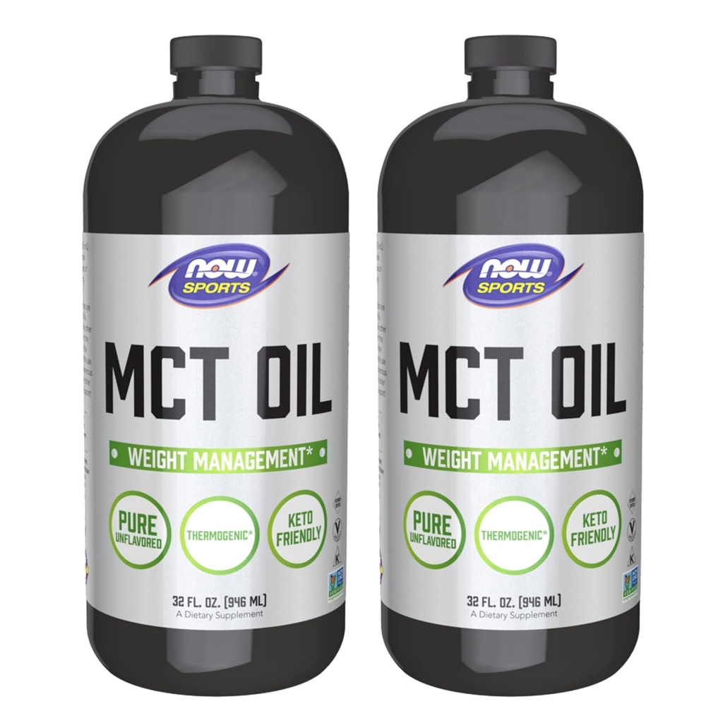 Ahora Foods MCT Oil, 32 Ounce (Pack Of 2) (paquete puede variar)