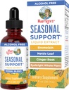 MaryRuth Organics Seasonal Support Liquid Extract Herbal Blend Ginger Root | Bromelain | Organic Nettle Leaf | 4 Herbal Blend| Traditional Herbs | Non-GMO | Vegan | Gluten Free | 1 Fl Oz