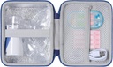 Caja de almacenamiento duro Aenllosi Compatible con nebulizador portátil para adultos y niños, caja de carga de inhalador portátil, titular de la máquina de atomizador &amp; Medicina (sólo caso de caja)