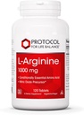 PROTOCOLO PARA LA VIDA BALANCE L-Arginina 1000mg - Aminoácidos - Urea Detox - Protección de proteínas - 120 Veg Caps