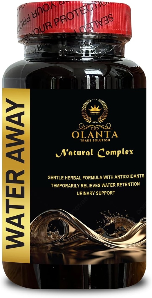 Agua Away - Píldoras de Pérdida de Agua para Hombres, Defensa Inmunitaria, Píldoras de Agua Diurética, Granada, Alivio de Retención de Agua, Alivio de Bloating Rápido - 1 Botella
