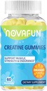 Creatine Supplements, 1500mg Creatine Monohydrate for Muscle Strength, Endurance, Workout Performance, Vegetarian & Gluten-Free, Orange Flavor, 60 Count