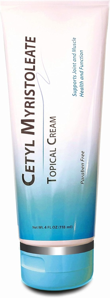 Cetyl Myristoleate Topical Cream Omega 5 Fatty Acid - Ayuda a reducir el malestar mixto y muscular - Incluye Arnica, Glucosamina, Aloe,Jojoba, Sunflower &amp; Sesamo Aceite de semillas - 4oz. por Coreceutimin