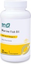 Klaire Labs SFI Health Marine Fish Oil - Ultra Pure 300 Milligrams EPA & 200 Milligrams DHA Omega 3 Unflavored Fish Oil with No Fishy Taste, Cholesterol-Free &amp; Gluten-Free (100 Softgels)