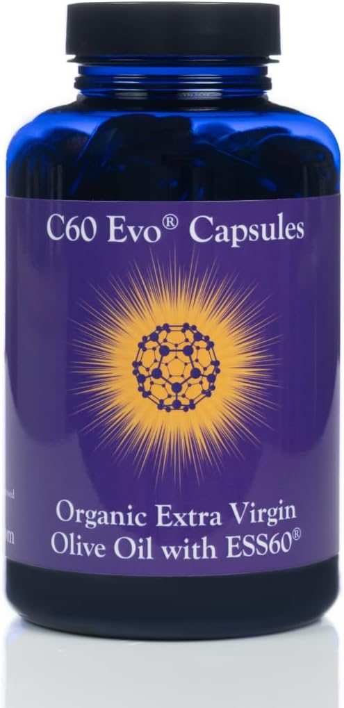 Puro ESS60 Extra Virgin Olive Oil Softgel Capsules - High Strength Antioxidant Suplemento con aceite de oliva puro - Suplemento oral - Suplementos para hombres &amp; mujeres - 180 Softgels