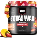 REDCON1 Total War Pre Workout, Strawberry Mango - L Citrulline, Malic Acid, Green Tea Leaf Extract for Pump Boosting Pre Workout for Women &amp; Men - 3.2g Beta Alanine to Reduce Exhaustion, 30 Servings