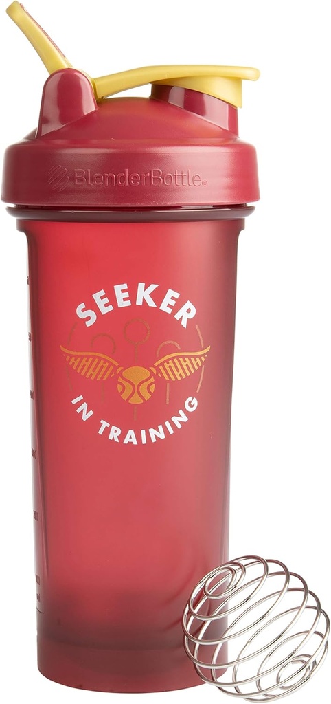 Harry Potter BlenderBottle Shaker Bottle, 28 oz - Buscador en Entrenamiento - BlenderBall Wisk Mixer Ball - Blend Protein Powder, Sport Drinks, Shakes, Smoothies &amp; Más