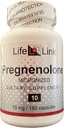 LifeLink Pregnenolone ← 10mg x 180 Capsules ← Apoyo al sistema inmunitario, Anti-Aging, Memory, Cognition ¦ Gluten Free &amp; Non-GMO ← Made in The USA