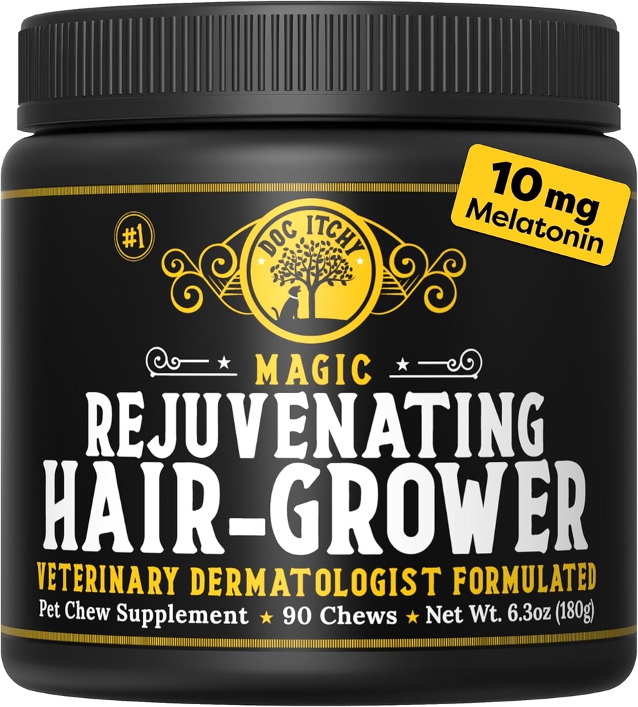 Doc Itchy Rejuvenating Hair-Grower Dog Pet Chews