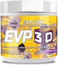 Evogen EVP-3D | Extreme Pre-Workout Pump Ignitor, Arginine Nitrate, Citrulline, Beta-Alanine, Lions Mane | BlackBerry Lemonade | 40 Servings
