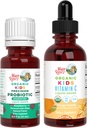 MaryRuth Organics Precision Probiótico " Vitamina C Drops for Kids "  durable USDA Organic, Clean Label Project Verified® ← Gut Health, Immune Support, " Global Wellness ← Vegan, Non-GMO, Gluten Free