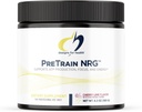 Diseños para la salud PreTrain NRG Drink Mix - Pre-Workout Powder with Creatine + Green Coffee - Supports Focus, Power + Mental Energy in Athletes - None-GMO, Cherry Lime Flavor (20 Servings / 180g)