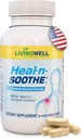 HEAL-N-SOOTHE Joint Support Supplements - Proteolytic Enzymes like Bromelain & Papain, with Boswellia, Turmeric " Ginger- Promotes Protein Digestive Function " Body Defense Wellness- 60 Count (1 Pack)
