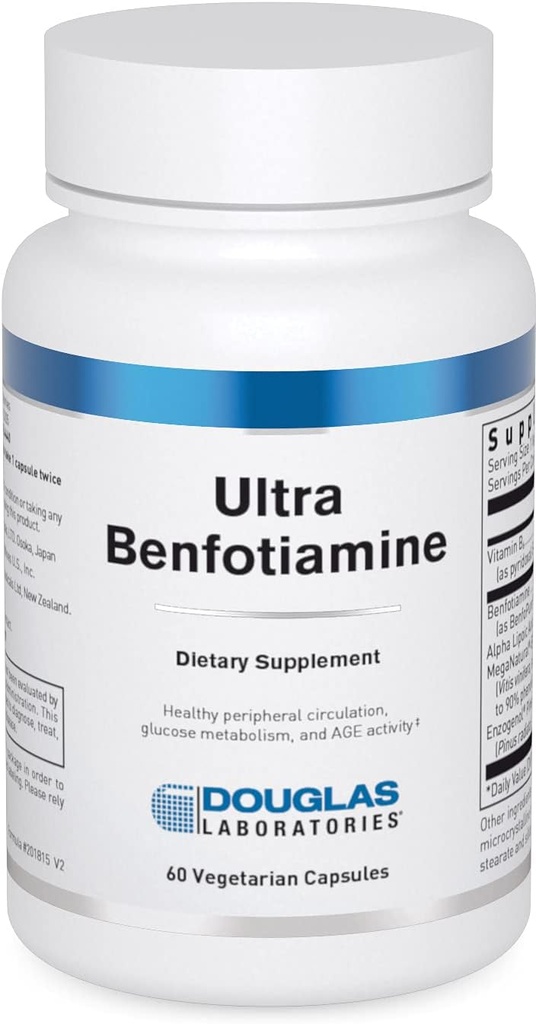 Douglas Laboratories Ultra Benfotiamine ← Soporta Circulación, Sistema Nervioso y Metabolismo 60 cápsulas
