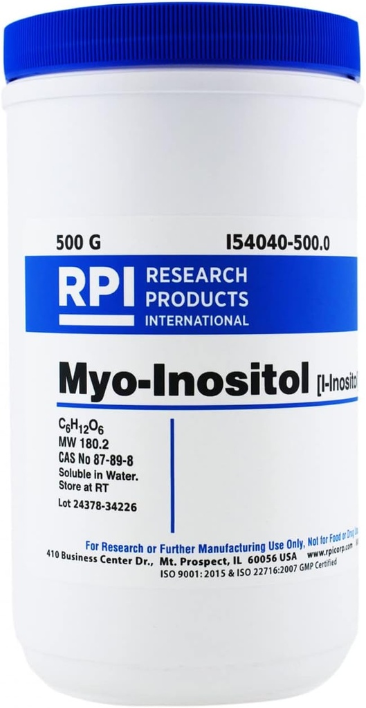 RPI Myo-Inositol [I-Inositol], 500 Grams