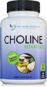 Premium Choline - 500 mg - 120 Veggie Capsules - por DOCTOR APLICACIONES RECOMENDADAS - Soportes Cognitive Health, Memory &amp; More
