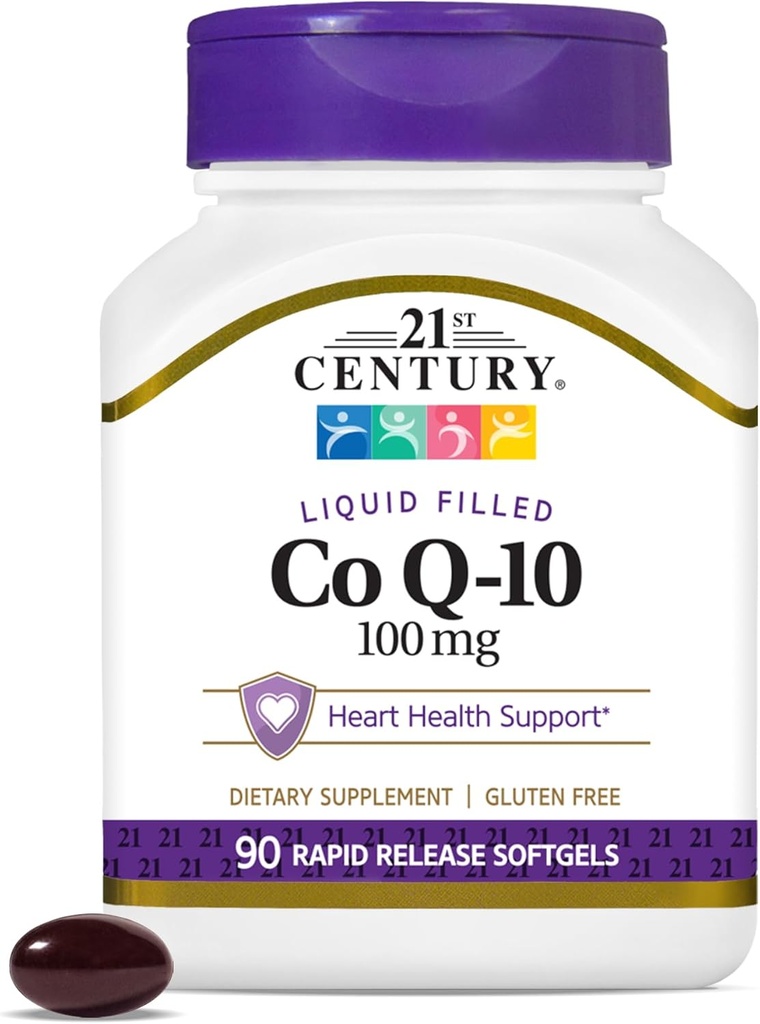 21st Century Co Q10 100 mg Softgels, 90 Conde