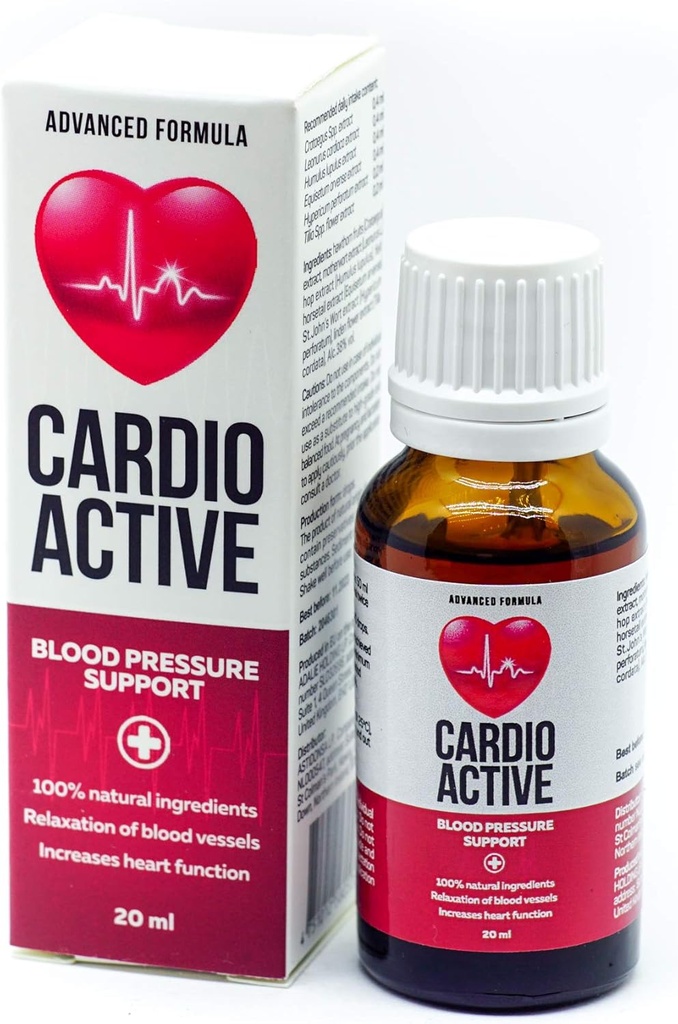Cardio Active son gotas naturales para soporte cardiovascular