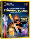 National Geographic Stunning Chemistry Set - Mega Science Kit con 45 Easy Experiments- Hacer un volcán y lanzar un cohete, STEM Proyectos para niños Edades 8-12, Science Toys ( Exclusivo)