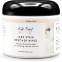 Ojo Envidio Las cuerdas de manguito para gatos. Texturizado a suavemente limpio, trata la causa de la retención. Fórmula 100% Natural. Recomendado por Persian &amp; Exotic Breeders, Vets, Groomers. USA Made. 60 Cat Eye Wipes