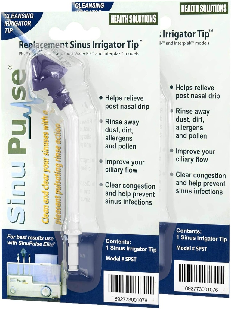 Sinupulse Elite Replacement Sinus Irrigator Tip (2 Pack)