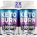 (2 Pack) Keto Diet Pills - Pérdida avanzada de peso - Keto Suplemento para Mujeres y Hombres - Apple Sider Vinegar - Keto ACV Gummies Gummy - Made in USA