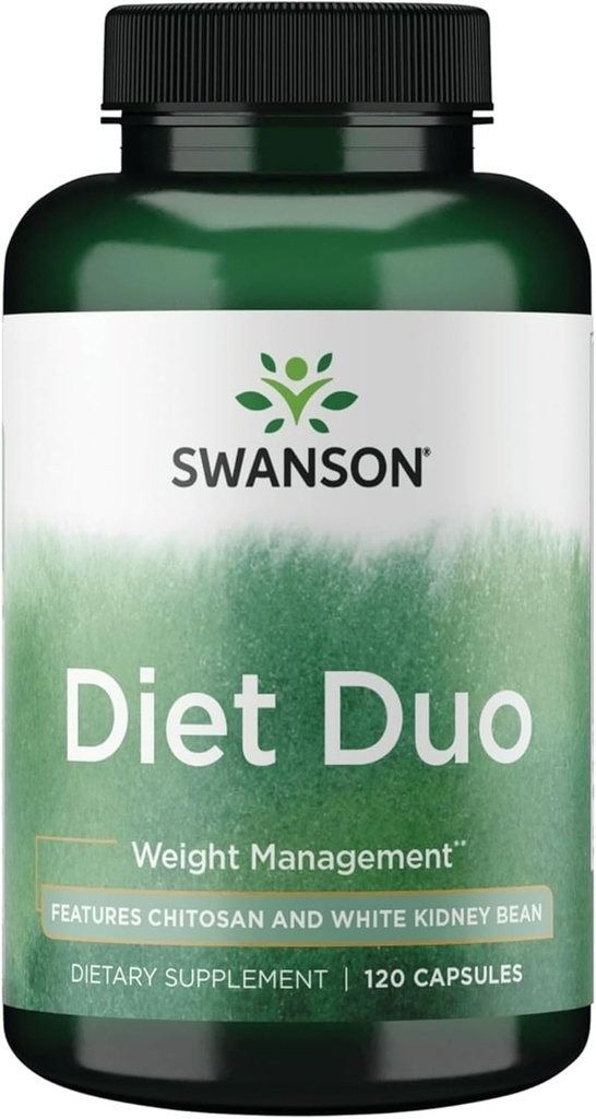 Swanson Diet Duo with White Kidney Bean 120 Capsules