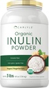 Carlyle Organic Inulin Powder 48oz ← Fibra Prebiótica de Jerusalén Artichoke Silencio Vegan, Vegetariano, No Gluten Suplemento Libre