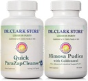 Dr Clark Store Quick para-Zap Cleanse &amp; Mimosa Pudica – Powerful Cleanse, Detox Support &amp; Gut Health Formula