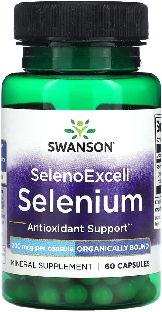 Swanson Selenoexcell Selenium 200 mcg 60 cápsulas