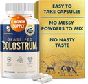 Colostrum Suplemento 2 Month Supply, Grass Fed Bovine Colostrum, Colostrum Powder Capsules