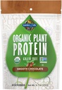 Jardín de la vida Planta orgánica Proteína Smooth Chocolate Powder, 10 Servings - Vegan, Grain Free &amp; Gluten Free Plant Based Shake with 1 billion CFU Probiotics & Enzymes, 15g Protein