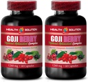 antioxidante multivitamina - GOJI BERRY - NATURAL ANTIOXIDANT COMPLEX - Resveratrol natural - suplemento antioxidantes - bayas goji superalimentos, suplementos goji berry, antioxidante superalimentario, 2B 120Caps