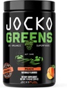 Jocko Fuel Daily Greens Powder - Premium Organic Greens Superfood Powder for Gut Health, Digestion, Bloating, Immune Support with Spirulina, Chlorella, Digestive Enzymes, & Probiotics - 30 Servings