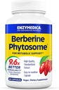 Enzymedica, Fitosome de Berberina, 9.6X Mejor Biodisponibilidad, Suplemento dietético vegano natural de alta potencia para el apoyo metabólico, 60 cápsulas