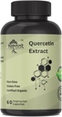Extracto de Quercetina Capsules Non-GMO,Gluten-Free, Vegetarian Supports Global Health Strength Energy (60 Capsules)