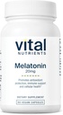 Nutrientes vitales Melatonin 20mg ANTE Vegan Silencioso Suplemento de sueño para apoyar el ciclo natural del sueño del cuerpo* ¦ Gluten, Dairy, Soy Free ← 60 Capsules