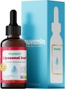 Nuvamin – gotas de hierro liposómico líquido para bebé, niños pequeños, adolescentes, 2Fl.Oz (60ml), 120 Daily Serving. Gran sabor - Todo natural - Vegan - No hay sabor metálico, sabor Berry