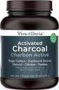 Viva Doria Virgin Activated Charcoal Powder, Hardwood Derived, Food Grade, 16 Oz (1 libra)