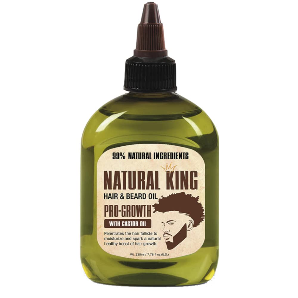 SFC Natural King Pro-crecimiento Castor Cabello & barba aceite 7.1 oz