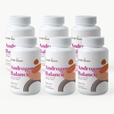 Saldo de Andrógeno - Suplemento de Equilibrio de Hormonas para Mujeres - Apoyo para Exceso de Cuerpo o Pelo Facial, Balding, Fertilidad (6 Botellas)
